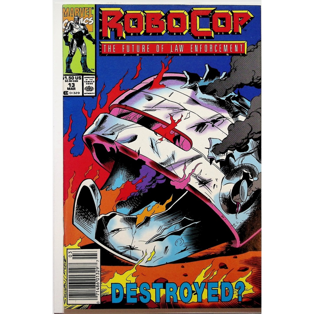 Marvel Comic Book RoboCop The Future of Law Enforcement Issue #13 Newsstand